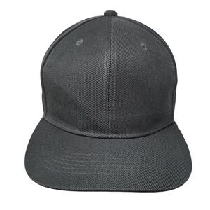 Gelante Snapback Hat Gray OSFA Adjustable Solid Vent Holes Blank